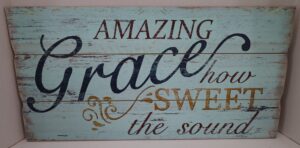 AMAZING GRACE WALL PICTURE