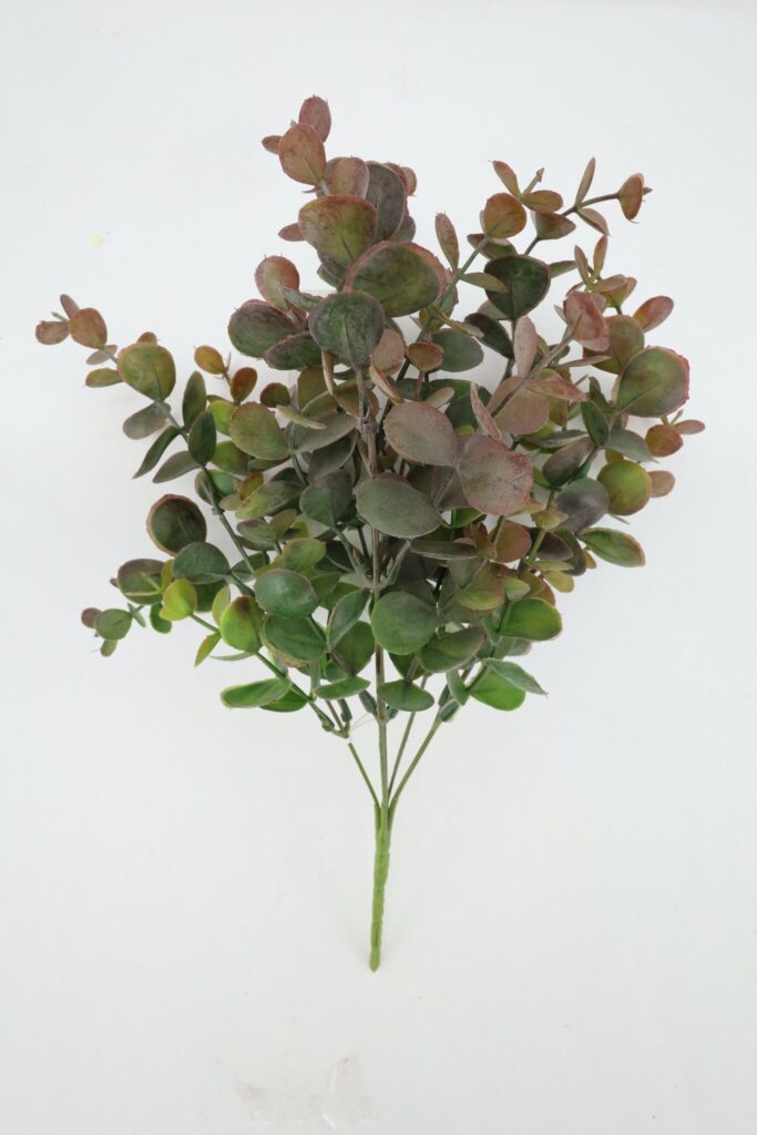 Bring a fresh and modern touch to your decor with this Artificial Eucalyptus Bush. With its realistic