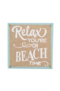 RELAX YOU'RE ON THE BEACH BLK