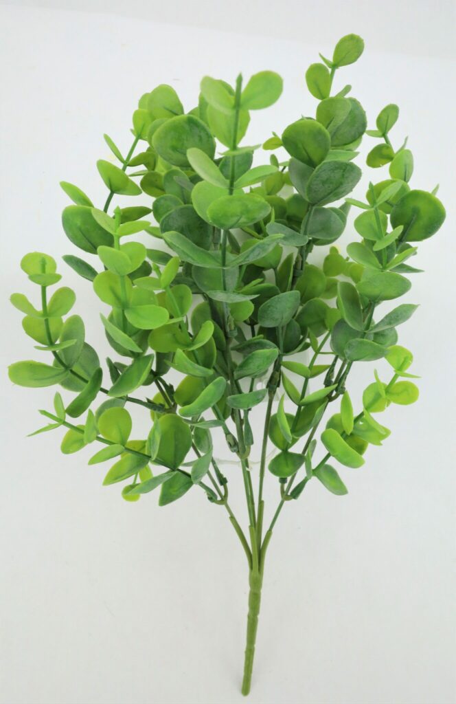 Bring a fresh and modern touch to your decor with this Artificial Eucalyptus Bush. With its realistic