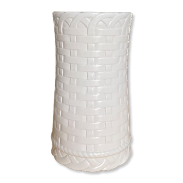 4X4X9IN TALL VASE- WEAVE