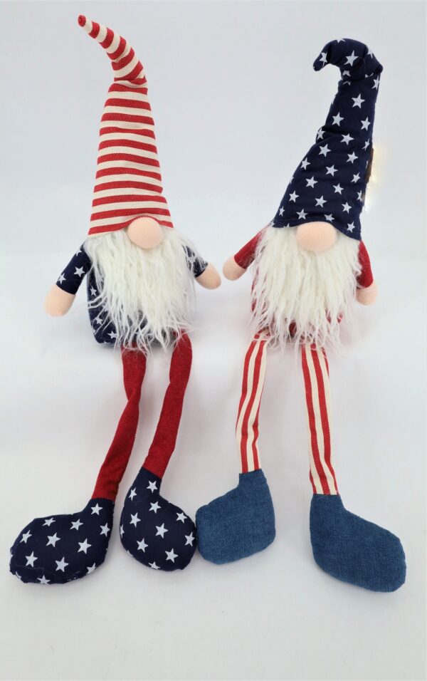 PATRIOTIC GNOME DANGLE LEG 2 A